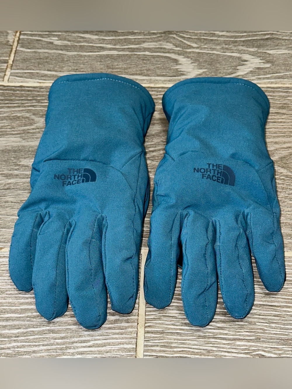 The North Face Women’s Sz S Etip Fleece Teal Recycled Touchscreen Winter Gloves